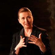 Mette Frederiksen tillsammans med ledarna för Färöarna och Grönland. 